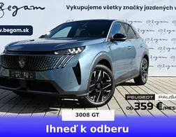 Osobné vozidlá - Peugeot 3008 GT Hybrid 145k e-DCS6 (MHEV) Peugeot 3008 - 2026, 6-st. automatická